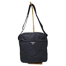 Borsa messenger/crossbody Prada Tessuto nera