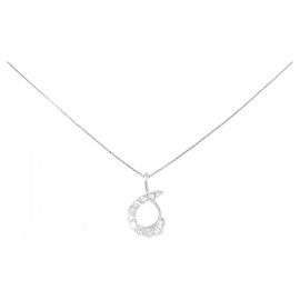 Autre Marque Collana in diamante in oro bianco Au750