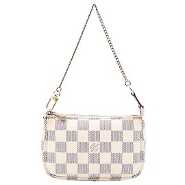 Mini Pochette Accesorios Damier Azur Blanco Louis Vuitton