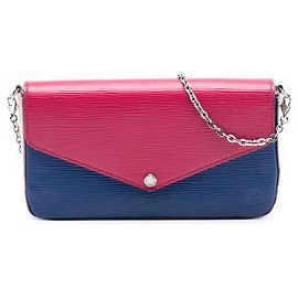 Pochette Felicie Tricolore in Epi Rosa Louis Vuitton