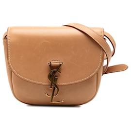 Borsa a tracolla Kaia in pelle marrone di Saint Laurent