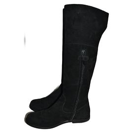 Botines de ante negros Dolce & Gabbana