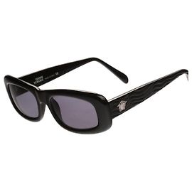 Gianni Versace Black Silver Medusa Logo Sunglasses MOD257