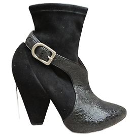 Stivaletti Sonia Rykiel in pelle nera