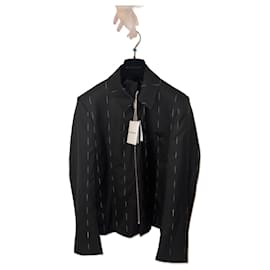 Givenchy Wolljacke Schwarz mit Jacquard Logo Muster