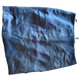 Burberry kurzer Rock Schwarz Seide und Polyester
