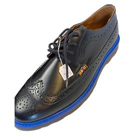 Scarpe derby Paul Smith in pelle nere e blu taglia 37