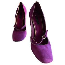 Louis Vuitton Salomé Pumps Fuchsia Nubuck