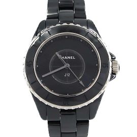 Orologio in ceramica al quarzo Chanel J12 Phantom 33mm