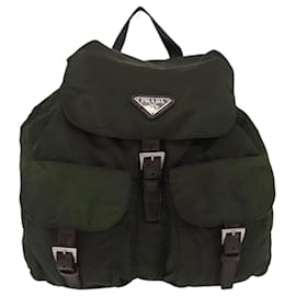 Prada Rucksack mit doppelter Fronttasche Tessuto Medium