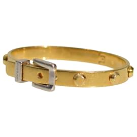 Bracciale Bangle con Fibbia Chiodata in Tonalità Oro Michael Kors - Gioielli per Donne