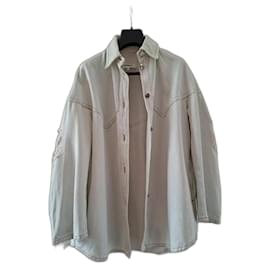 Maison Martin Margiela Giacca fatta a camicia larga svasata lunga