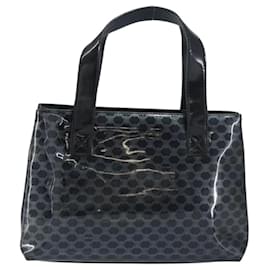 Céline Celine Vintage Macadam Shopper Tote Vinyl