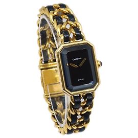 Chanel Premiere Rock Quartz Metallo Placcato e Pelle 20