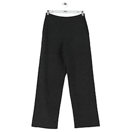 Pantalones de pierna ancha de cachemira gris - Eric Bompard