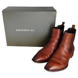 Autre Marque Botas Chelsea de cuero Antonio Maurizi
