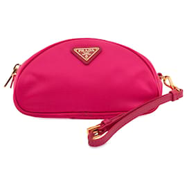 Pochette Tessuto Rosa Prada