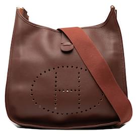 Hermès Evelyne I PM in pelle Clemence marrone