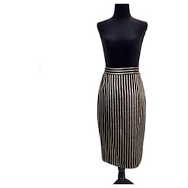 Genny gestreift in Gold und Schwarz