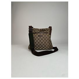 Borsa Monogram Multiway Vintage Gucci Beige Marrone