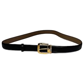 Vintage Givenchy Ledergürtel schwarz