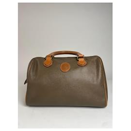 Borsa in pelle vintage Courreges marrone