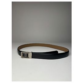 Vintage Cartier Ledergürtel schwarz