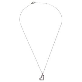 Collana Pendente Piaget Limelight Hearts in Oro Bianco 18K con Diamanti Pave