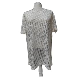 T-shirt Dior Monogramma Oblique Bianca