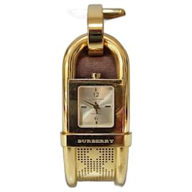 Burberry Padlock Uhr goldplattiert