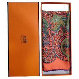 Hermès Gavroche 45 Seidentuch Orange