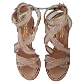 Sandali Rodo in pelle dorata taglia 36