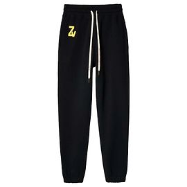 Zadig & Voltaire Steevy Pantalones de chándal negros de algodón