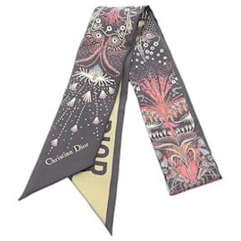 Foulard in seta Mitzah stampato nero Dior
