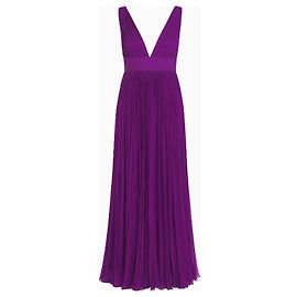 Vestido Elie Saab, modelo Plisado Orquídea SS2008.