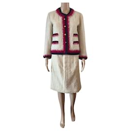 Chanel Haute Couture Anzugjacke und Rock Coco Gabrielle Chanel aus der Kollektion 1964-1965