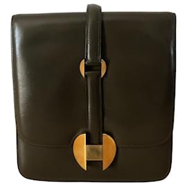 Hermès Borsa Hermes 2002 in pelle box verde oliva