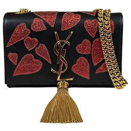 Saint Laurent Leder Schultertasche