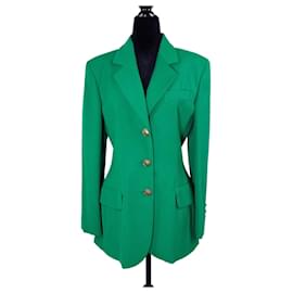 Veste en laine verte Moschino Cheap and Chic des années 1990 - Moschino Cheap And Chic