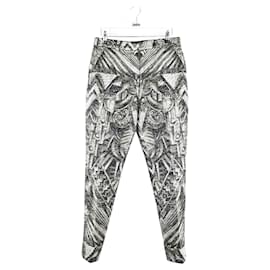 Louis Vuitton Pantalones Rectos Plateados
