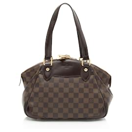 Borsa a Spalla Louis Vuitton Damier Ebene Verona PM