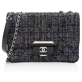 Borsa Beauty Lock in pelle di agnello tweed di Chanel