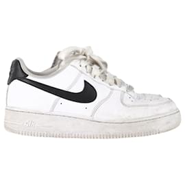 Sneakers Nike Air Force 1 Bassi in Pelle Bianca