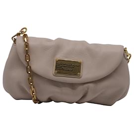 Borsa a tracolla Classic Q Karlie di Marc by Marc Jacobs in pelle di mucca beige