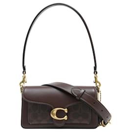 Borsa a Spalla Signature Tabby 20 Refresh - Coach - Tela - Marrone