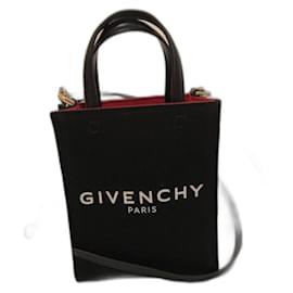 Givenchy G-Tote Mini Vertical Black Cotton