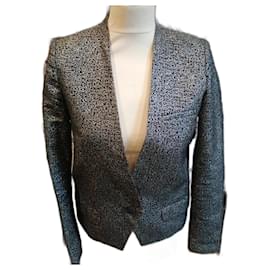 Zadig & Voltaire metallischer holografischer Blazer