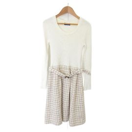 Autre Marque Vestido de punto de atraque de tweed BLUE LABEL CRESTBRIDGE