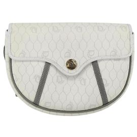 Borsa a tracolla vintage Honeycomb di Christian Dior in tela rivestita