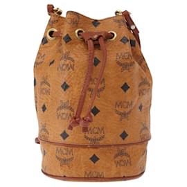 Borsa a spalla MCM Visetos in tela e pelle